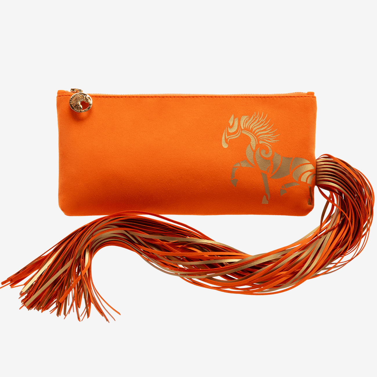 Ponytail Clutch ANNA Orange Made for Ingrid Klimke ANNA KLOSE Anna Klose Hamburg