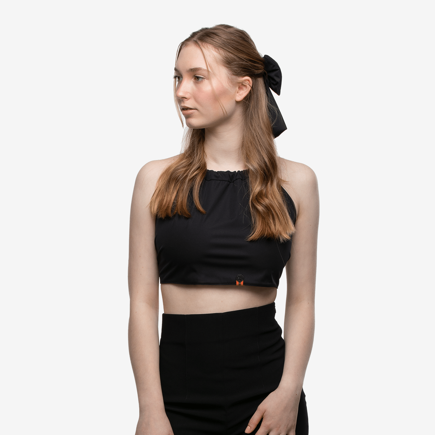 Crop Top in black Hampton Classic Luxury Line Anna Klose