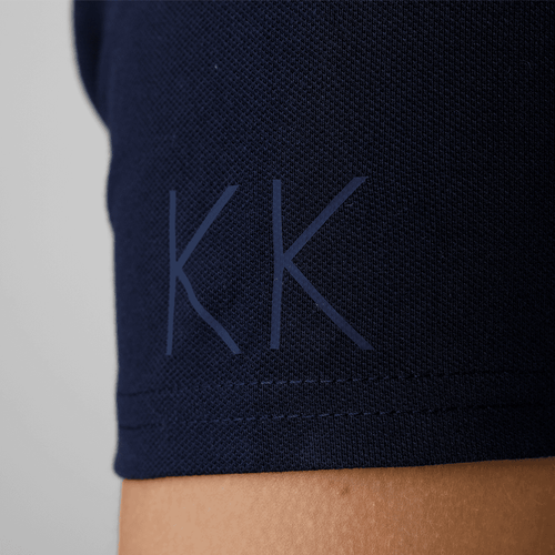 Classic Polo shortsleeve - blue with blue print