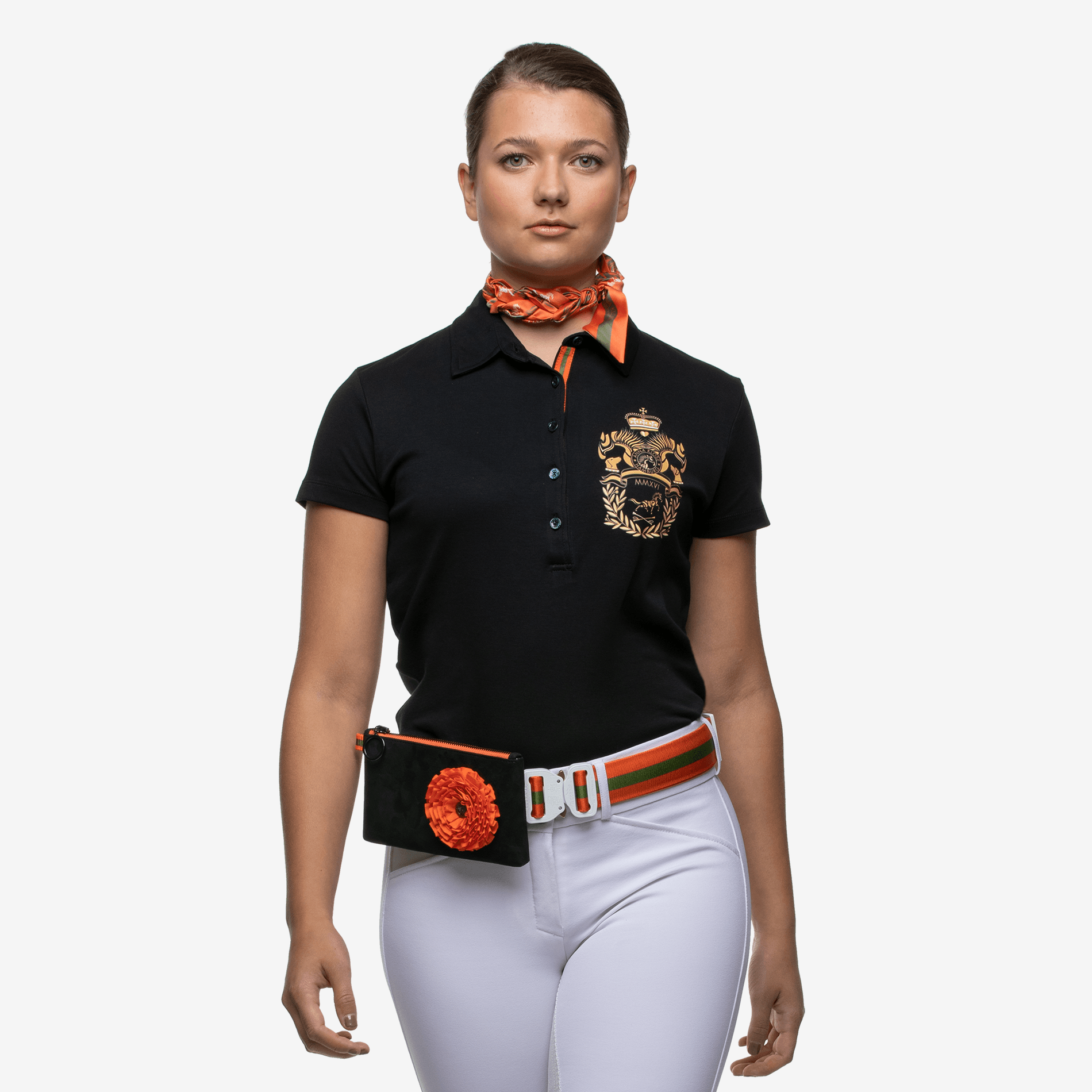 Hampton Classic Polo Black Anna Klose Made in Germany Anna Klose Hamburg