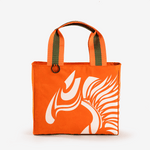 Exclusive Equestrian Tote "ANNA Orange" - Express