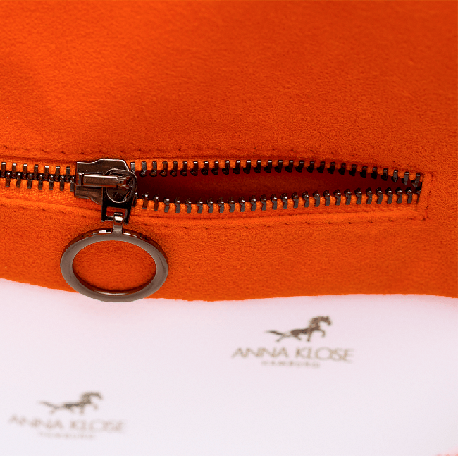 Exclusive Equestrian Tote "ANNA Orange" - Express