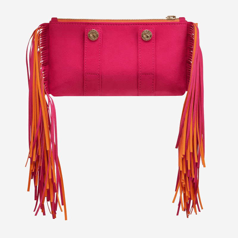 Fringe Beltbag "Miami Pink" with golden print - Express