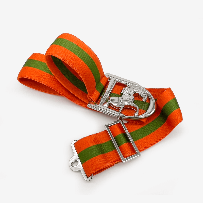 Signature Belt with silver Logo Badge - Express