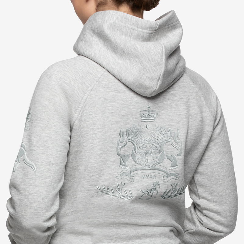 Silver sales grey hoodie