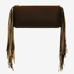 Fringe Clutch "Chocolate Brown" - Express