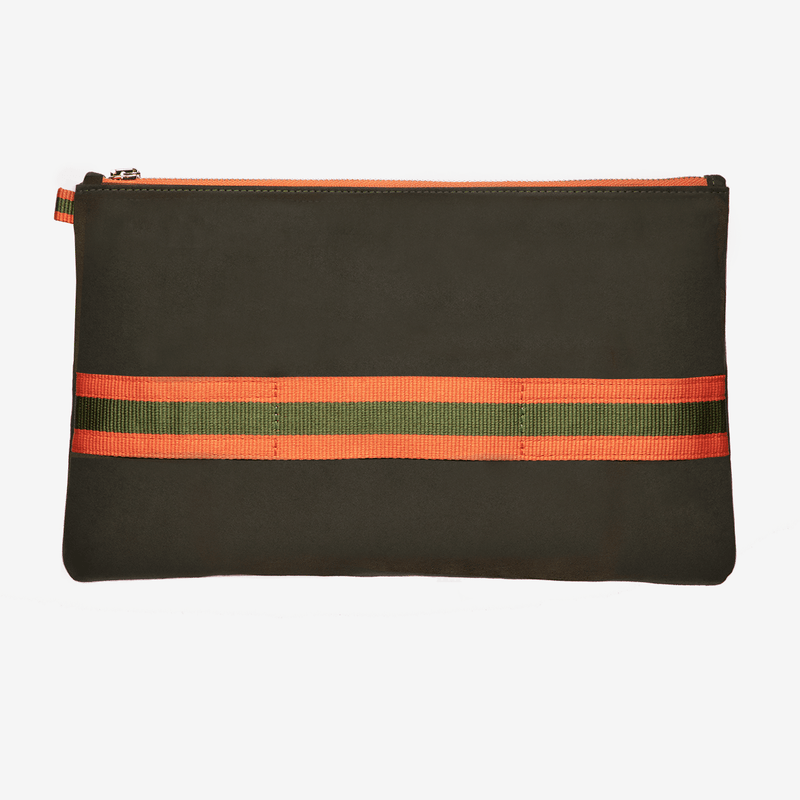 Tablet Sleeve "Army Green" with golden print