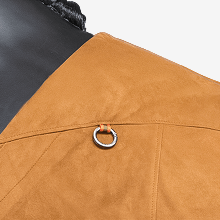 Exclusive Suede Blanket "Hunter Brown with embroidered Logo"