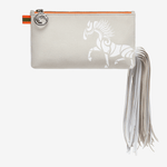 Ponytail Beltbag "Wellington Blond" with white print