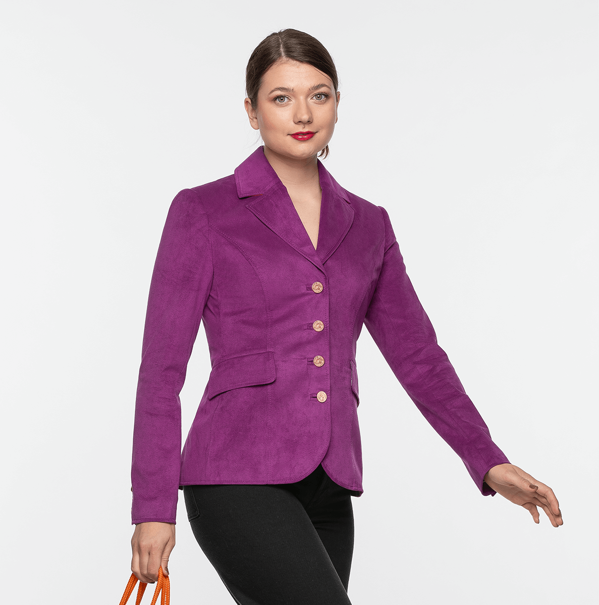 Ladies 2025 purple blazer