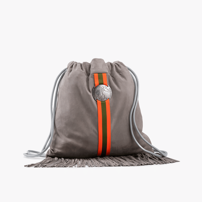 Fringe Backpack "Koala Grey"