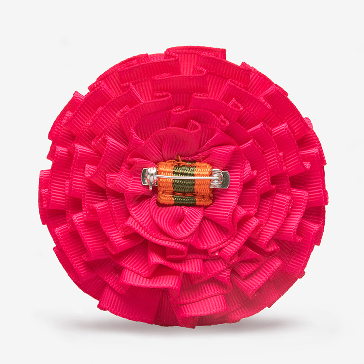 Ribbon Pin Pink with Gun button