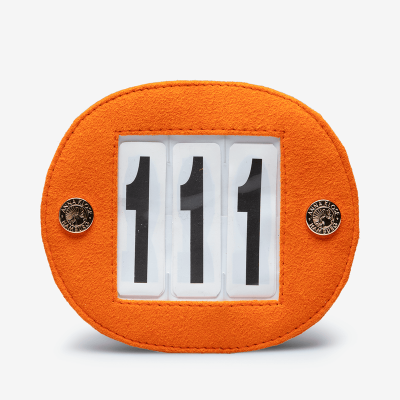 Starting Number Orange with gold buttons